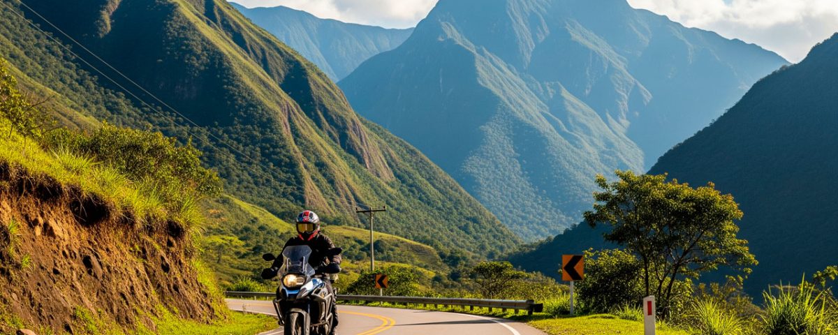 viajar en moto colombia