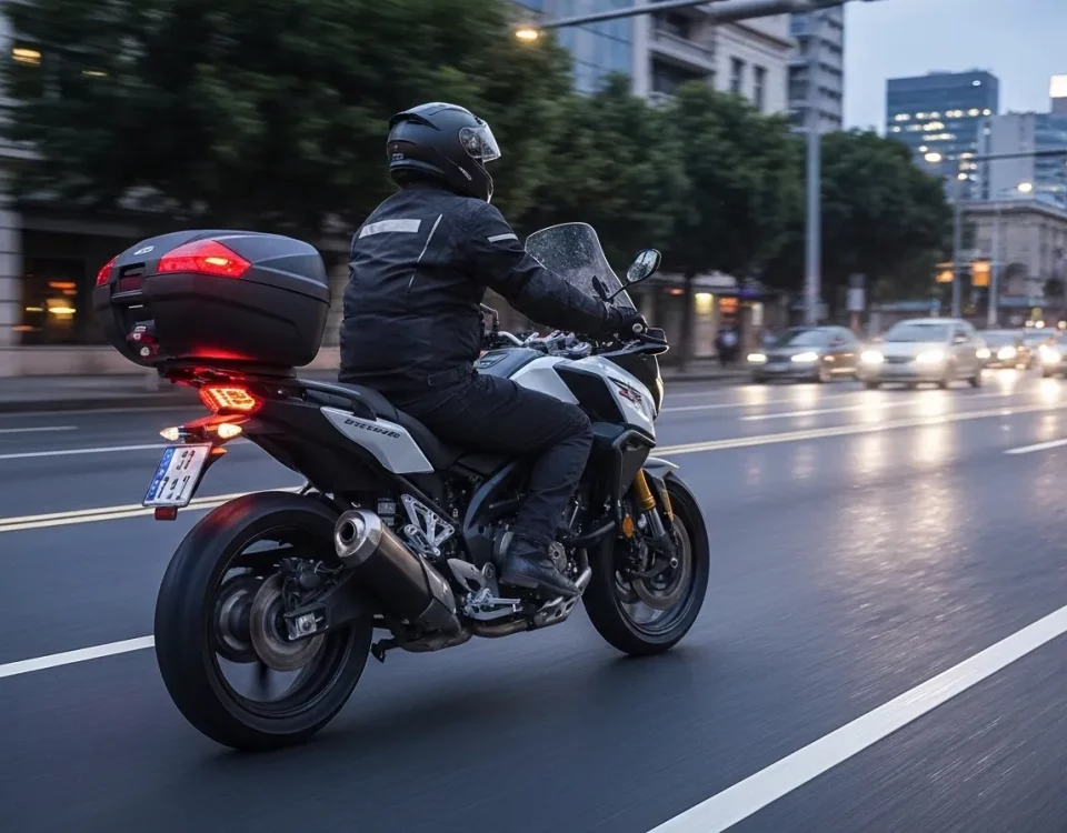 Maletero para moto en Medellín