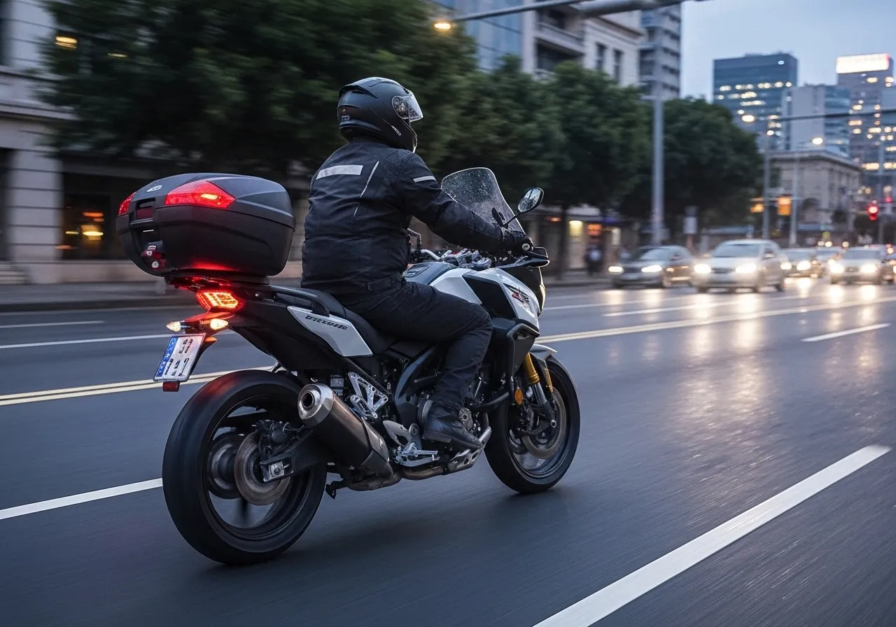 Maletero para moto en Medellín