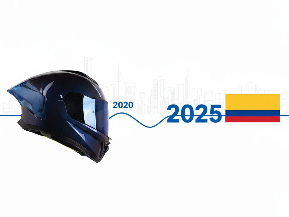 Normativa en cascos de moto en Colombia: del 2020 al 2025