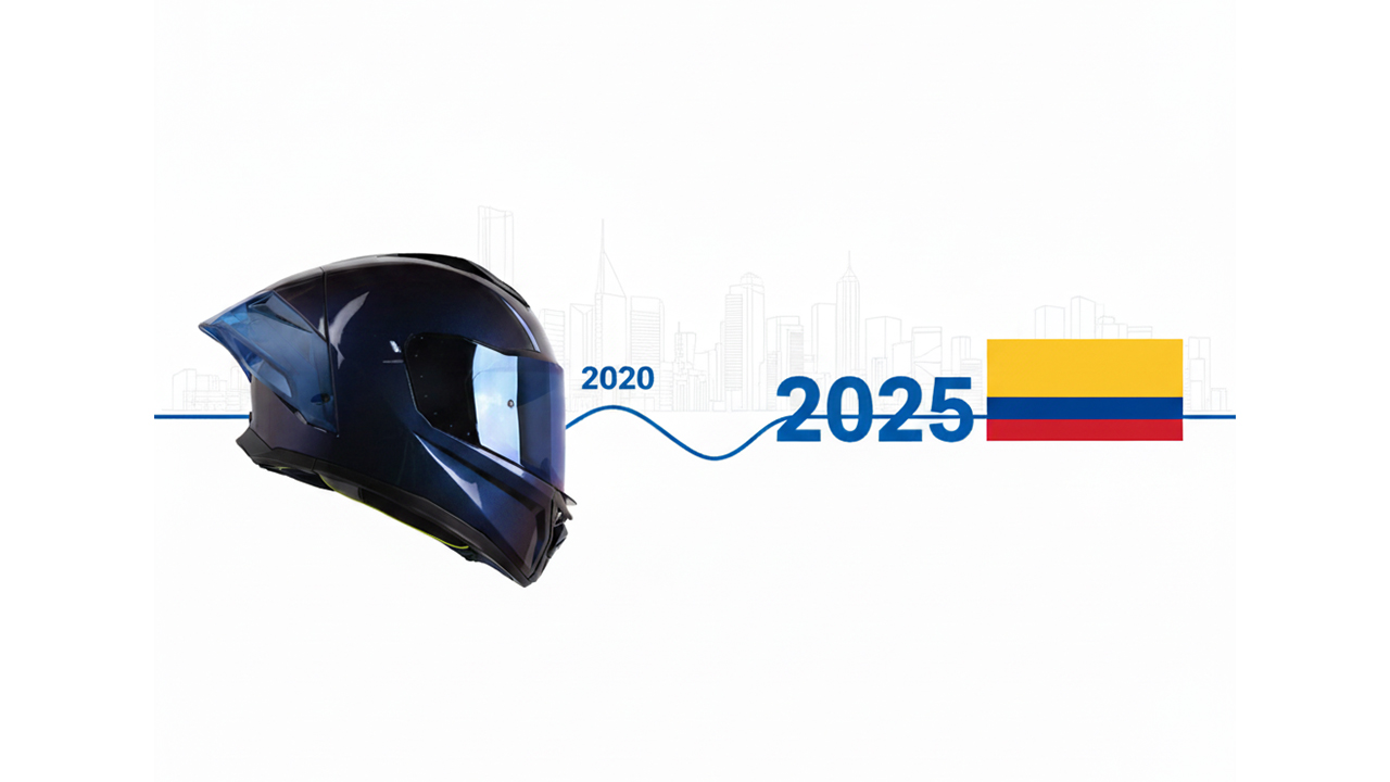 Normativa en cascos de moto en Colombia: del 2020 al 2025
